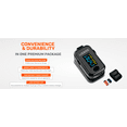 thumbnail image 3 of LOOKEE Premium Fingertip Pulse Oximeter Finger Monitor With Case, Lanyard and Batteries - Black Color Oxygen Finger Monitor, 3 of 6