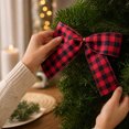 thumbnail image 4 of JHRGJIO Christmas Bow Decoration, Festive Accent for Tree Wreath Door Wall Display, Festive Party Styling Piece for Indoor Setup Decor Seasonal Elegant, 4 of 6