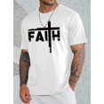 thumbnail image 1 of Playera Hombre The LabelMen's Casual T-Shirt with Letter Print - Breathable, Stretch Fabric, Round Neck, Machine Washable - Perfect for All Seasons Tee For Adult, Men, Women, Teen, Teenager, Adolesc, 1 of 7