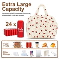 thumbnail image 2 of Bolsa Térmica KUBYA de Pana con Diseño de Fresa, Capacidad 7L/13L para Adultos, 2 of 9