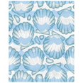 thumbnail image 3 of Juego de ropa de cama ABPHQTO 3 piezas Funda nórdica Saeshell Twin Size con 2 fundas de almohada, 3 of 4
