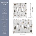 thumbnail image 2 of Yayeee Toggle Light Switch Wall Plate 2-Gang 4.56"x4.48" Decorative Outlet Cover, Christmas Forest, 2 of 7