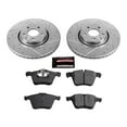 thumbnail image 3 of PowerStop Front Z23 Evolution Sport Carbon-Fiber Ceramic Brake Pad and Drilled & Slotted Rotor Kit Fits: VOLVO Select Models K5613, 3 of 10