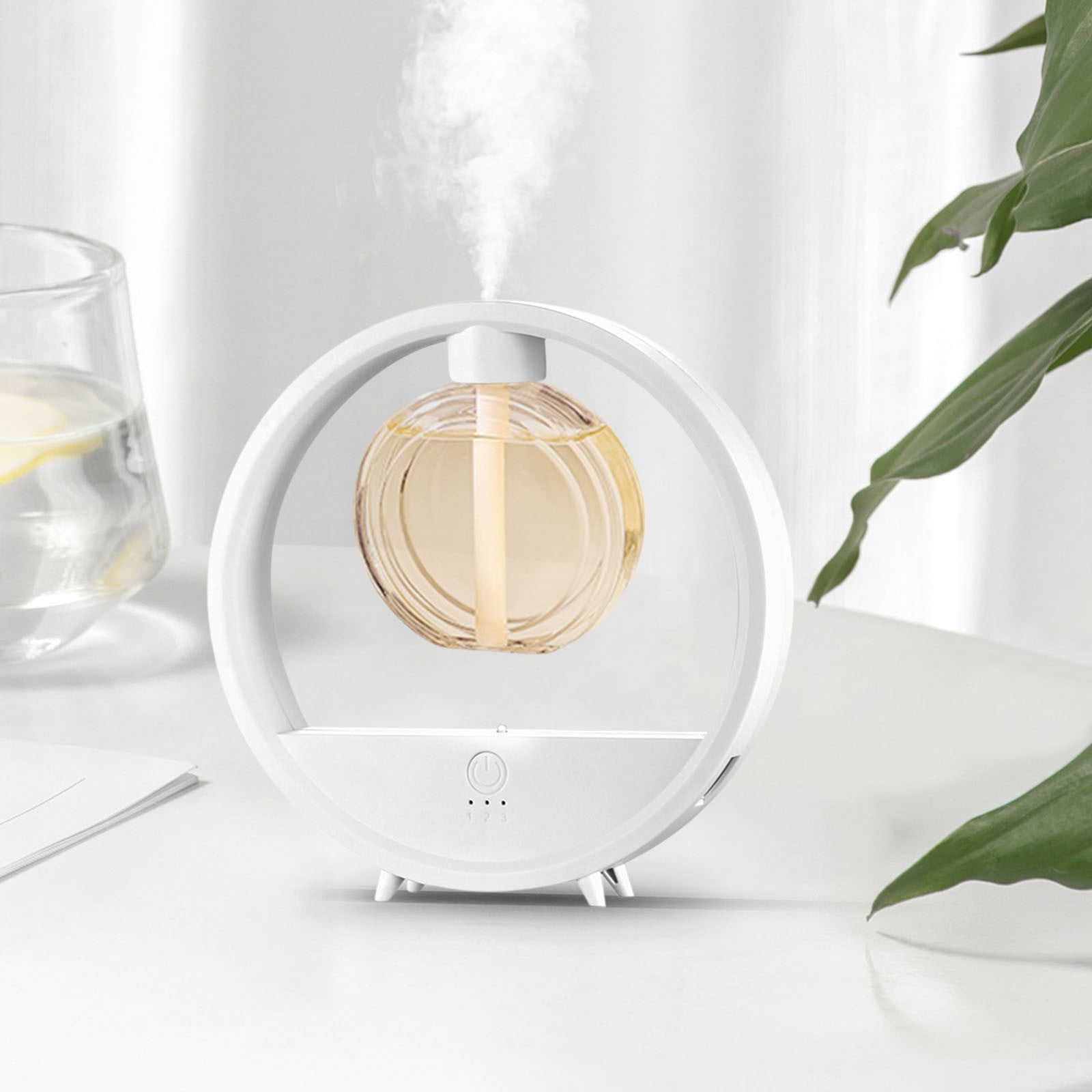 Ultrasonic Humidifier for Home,60Ml Colorful Household Silent Desktop Humidifier, Aromatherapy Machine,Small Quiet Air Portable Humidifiers