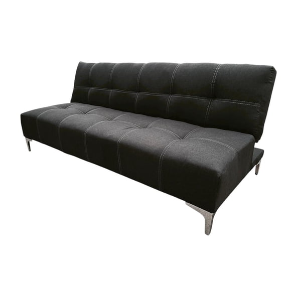 Sofá Cama Reclinable Okis Gris Oxford, 3 Posiciones, SALVANTO