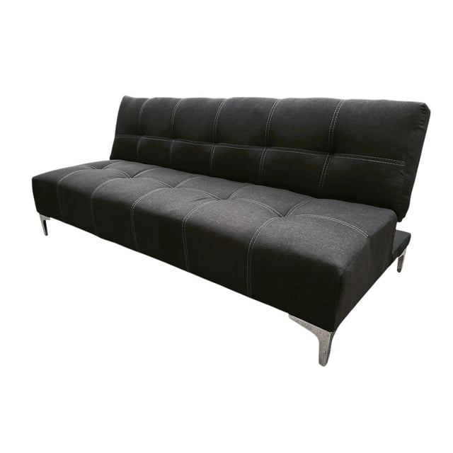 Sofá Cama Reclinable Okis Gris Oxford, 3 Posiciones, SALVANTO