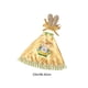 thumbnail image 3 of Disfraz de ganso de Pascua para estatua de ganso de césped de 58 cm | Conjunto de vestido y sombrero de poliéster amarillo y morado | Decoración para patio y jardín | Disfraz de ganso duradero de, 3 of 9