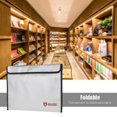 thumbnail image 2 of CNKOO Fireproof Document Bag Silicone Coated Fire Resistant Money File Folder Holder Organizer Storage for Office Home Bank Cards Passport Valuables Jewlry Cash, 2 of 6