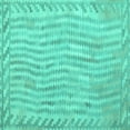 thumbnail image 1 of Ahgly Company Indoor Square Southwestern Turquoise Blue Country Area Rugs, 6' Square, 1 of 4