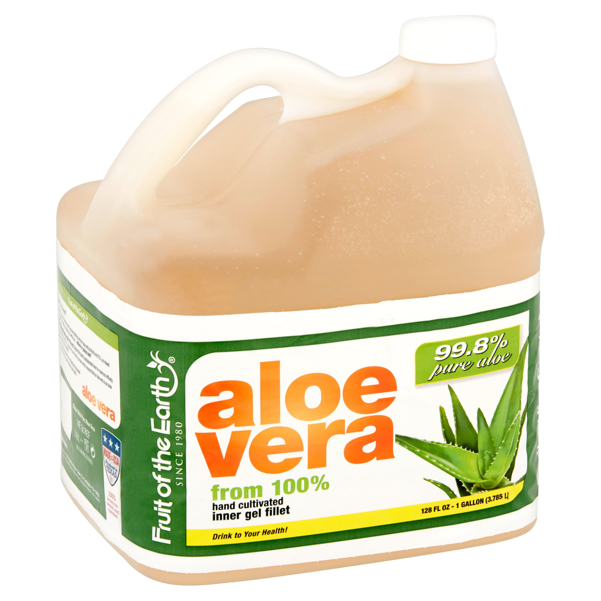 format Siesta mulighed Fruit of the Earth Original Aloe Vera Drink, 128 Fl Oz - Walmart.com
