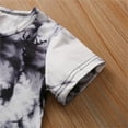 thumbnail image 5 of Uxgjfwu Toddler Boy Summer Outfits Tie-dye Print Short Sleeve Shorts Set Summer Clothes Sizes 1T-7T,Gray, 5 of 9