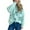 Green-7, variant on QHFBli Womens Cardigan Sweaters Long Sleeve Open Front Heart Printed Knit Cropped Cardigans