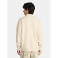 thumbnail image 3 of No Boundaries Oversized Quarter Zip Pullover with Long Sleeves, Men's & Big Men's, 3 of 5