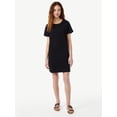 thumbnail image 2 of Free Assembly Women's Mini T-Shirt Dress with Short Sleeves, 2 of 5