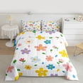 thumbnail image 2 of Castle Fairy Cartoon Flower Queen Comforter Set,Kawaii Cute Blossom Bedding Comforter Set, 2 of 8