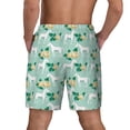 thumbnail image 2 of Rocae Horse And Flower for Men's Swim Trunks Quick Dry With Two Side Pockets and One Lined Patch PocketSmall, 2 of 9