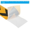 thumbnail image 4 of Unique Bargains Reflective Tape, 4' x 33 FT Arrow Waterproof Adhesive Safety Tape, Yellow Black, 4 of 6