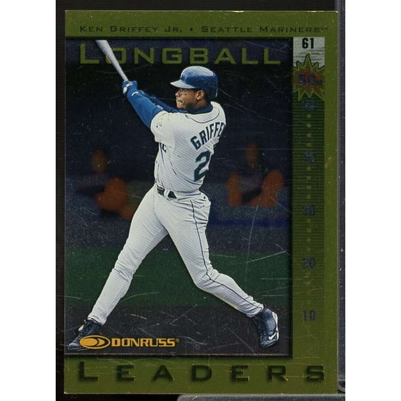 Ken Griffey Jr. Card 1997 Donruss Longball Leaders #6
