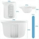 thumbnail image 2 of Kit de Herramientas de Tazas Medidoras de Resina de Silicona Grandes: Medidora Reutilizable de 600 Ml y 100 Ml, Pipetas de Varillas Agitadoras de Silicona, 2 of 7