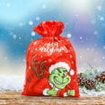 thumbnail image 1 of CNKOO Sac Cadeau Réutilisable de Noël avec Cordon Sac pour Enfants Conteneur Sac de Bonbons pour Festival, 1 of 6