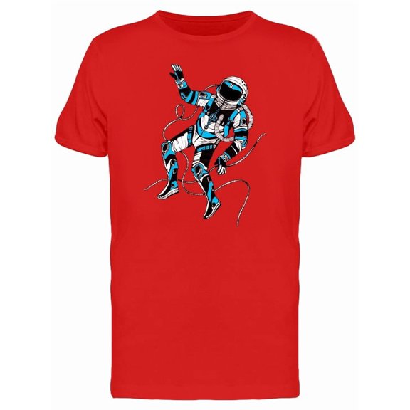 Cool Space Astronaut Doodle Tee Men's -Image by Shutterstock