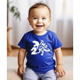 thumbnail image 2 of 2Rex Second Birthday Shirt Toddler Boys 2nd Birthday Tee Party Outfit Vintage Royal Shirt 2T, 2 of 5