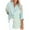 Mint Green, variant on LYXSSBYX Long Sleeves Womens Tops for Women Shirts Tops Funny Fashion Solid Color Buttons Long Sleeve Loose Tops Blouse