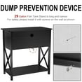 thumbnail image 6 of GDLF 29 Gallon Aquarium Stand Metal Fish Tank Stand with Cabinet,30.7"L*12.6"W, 6 of 8