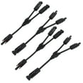 thumbnail image 3 of Solar Wire Male Female Connector, 1000VDC PPO 30A Solar Panel Photovoltaic Branch Parallel Cable Heat Resistance Snap In  For Replacement PV LTY2,PV LTY3,PV LTY4, 3 of 8