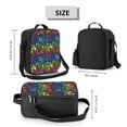 thumbnail image 2 of Picia Magical Mushrooms and Flowers Lunch box Lunch bag for men women Large capacity Lunchbox Reusable Lunch bags Insulated Lunch bag Lunch box cooler, 2 of 9