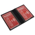 thumbnail image 3 of RFID Blocking Slim Thin Leather Credit Card ID Mini Wallet Holder Bifold Driver's License Safe, 3 of 7