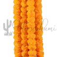 thumbnail image 5 of Marubhumi 5 Pcs of 4.5 Feet Long Strands Artificial Marigold Flowers Garland for Diwali, Traditional Indian Decor, Christmas Decor, Wedding Gift, Bush Floral Themed Party, DIY, Backdrop, 5 of 6