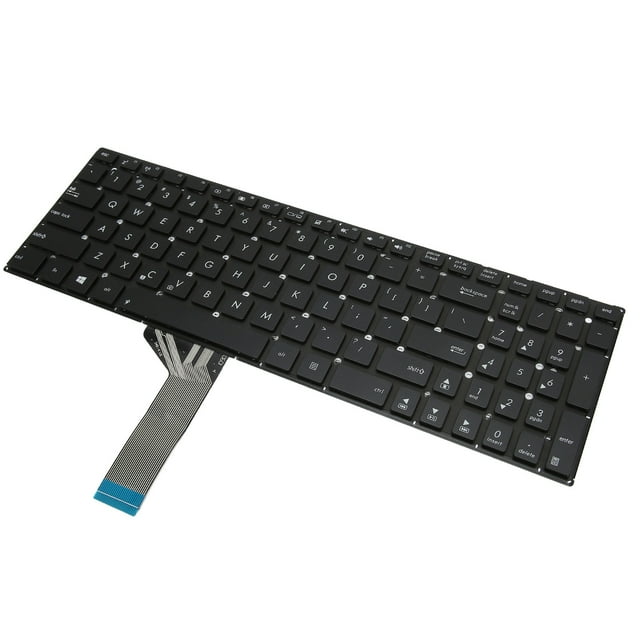 Teclado de Repuesto ANGGREK para Computadora Portátil Asus X554 Negro