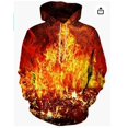 thumbnail image 1 of Hommes Femmes Unisexe Chandail à Capuche Imprimé 3d Mode Adulte Cool Animal Chandail, 1 of 2