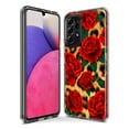 thumbnail image 3 of MUNDAZE Samsung Galaxy A72 Leopard Red Roses Double Layer Phone Case Cover, 3 of 5