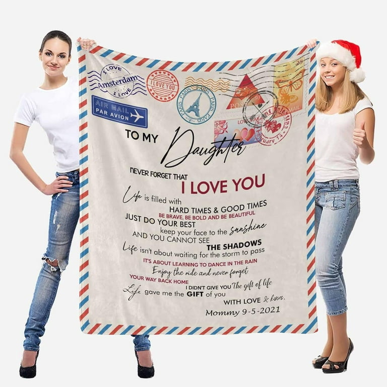 RooRuns Custom Name Blanket Love Letter to My Granddaughter from