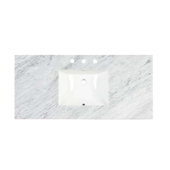 48 Inch Vanity Top with Rectangular Undermount Sink
