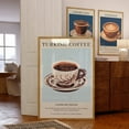 thumbnail image 2 of Turkish Coffee Poster, Tea Coffee Print, Japanese Tea, Retro Beverage Poster, Kitchen Decor, Minimalist Wall Art Print, Housewarming., 2 of 3