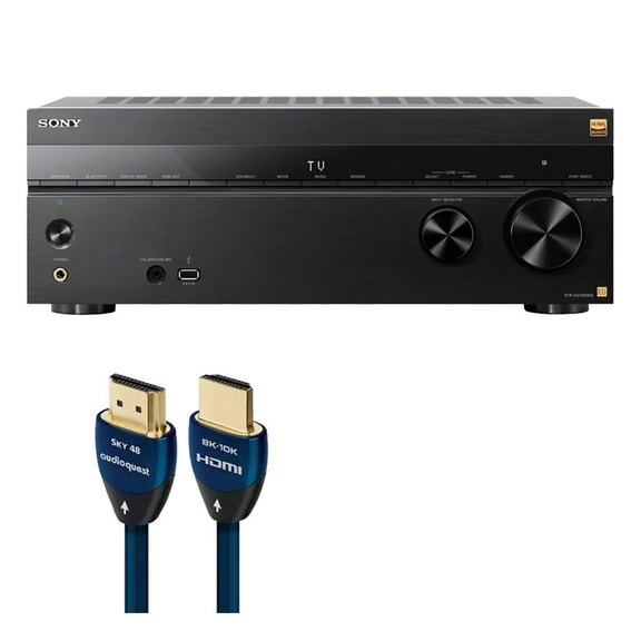 Sony STR-AZ1000ES 7.2 Channel 8K AV Receiver with AudioQuest SKY 3m HDMI Cable