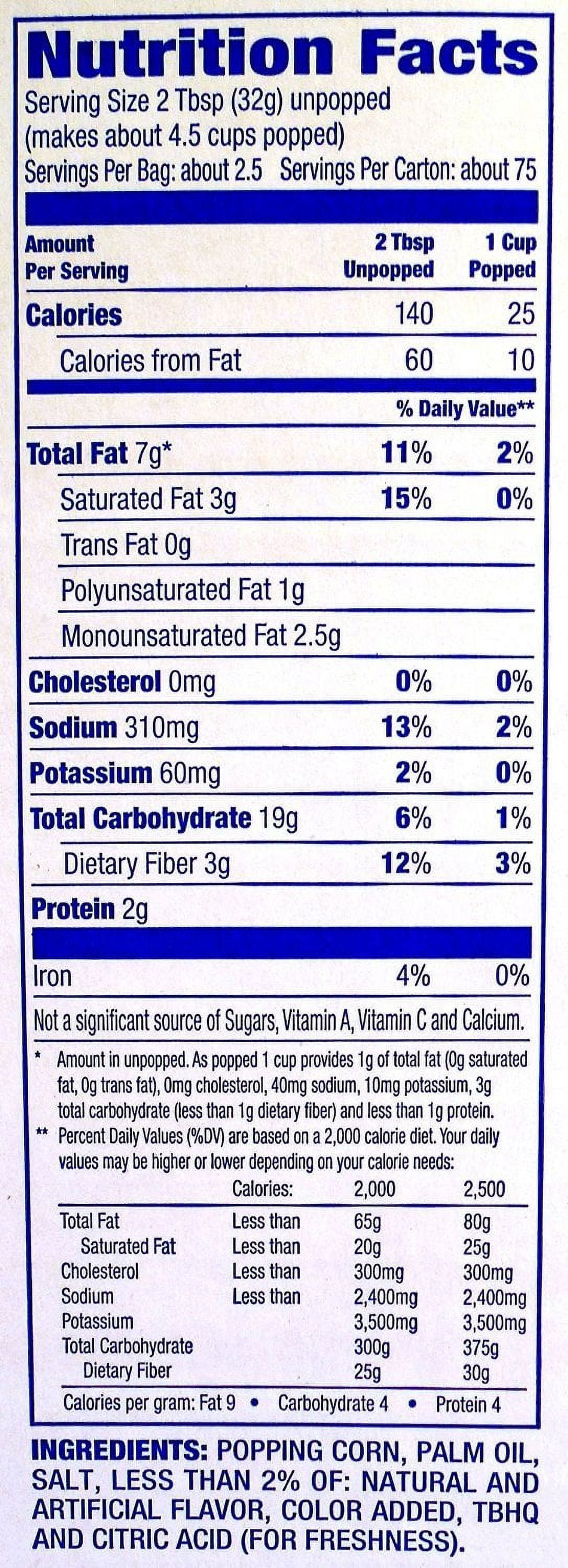 Butter Lovers Microwave Popcorn (3 Ounce, 30 bags)