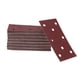 thumbnail image 1 of 70 Pcs Papel de Lija Rectangular 8 Agujeros 150 Grano Hojas de Lijado de Gancho y Bucle Universal para Reacondicionamiento Automotriz 180x95mm Óxido de Aluminio Rojo, 1 of 7