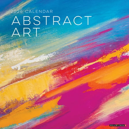 Abstract Art 2026 Wall Calendar, (Paperback)