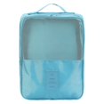 thumbnail image 2 of lingqin Travel Shoe Bag Shoe Carrying Bag, Zipper Closure, with Handle Premium Dustproof Blue, 2 of 9