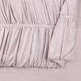 thumbnail image 5 of MODERN HEIRLOOM Emily Texture (Purple) 3-Piece Comforter Set, Ruched All Seasons Bedding, Machine Washable - King Size, 5 of 5