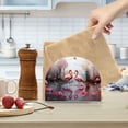 thumbnail image 6 of Flamingoes Lake Flowers Napkin Holder for Table Clear Napkin Stand Paper Holder Acrylic Organizer Dispenser Napkins for Dinner Kitchen Restaurant Room, 6 of 8