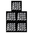 thumbnail image 2 of Transemion 16 Pieces/Set Plastic Coffee Stencil Portable Washable Professional Replacement Template Mold Decorating Tool Accessories Shown as Picture 5Set, 2 of 6