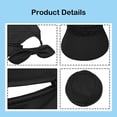 thumbnail image 4 of Women Wide Large Brim Sun Hat 2 in 1 Zip-Off Summer UV Protection Sun Hat Beach Hat Foldable Visor Hat Golf Hat, 4 of 8