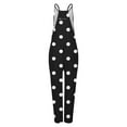 thumbnail image 5 of WXLWZYWL Under 10 Dollar Women Summer Jumpsuits And Rompers Loose Fit Casual Sleeveless Rompers Spaghetti Strap Comfy V Neck Overalls Outfits With Pockets, 5 of 5