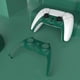 thumbnail image 1 of Carcasa Del Controlador De Repuesto Manija Del Controlador Carcasa Central Delantera Para Sony Ps5 Decor Shell (Verde), 1 of 7
