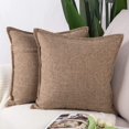 thumbnail image 1 of ASWZXCFGV Linen Throw Pillow Covers 22x22 Inch Green Soft Decorative Cushion Cover for Sofa Bedroom Pillow Shell, 1 of 6